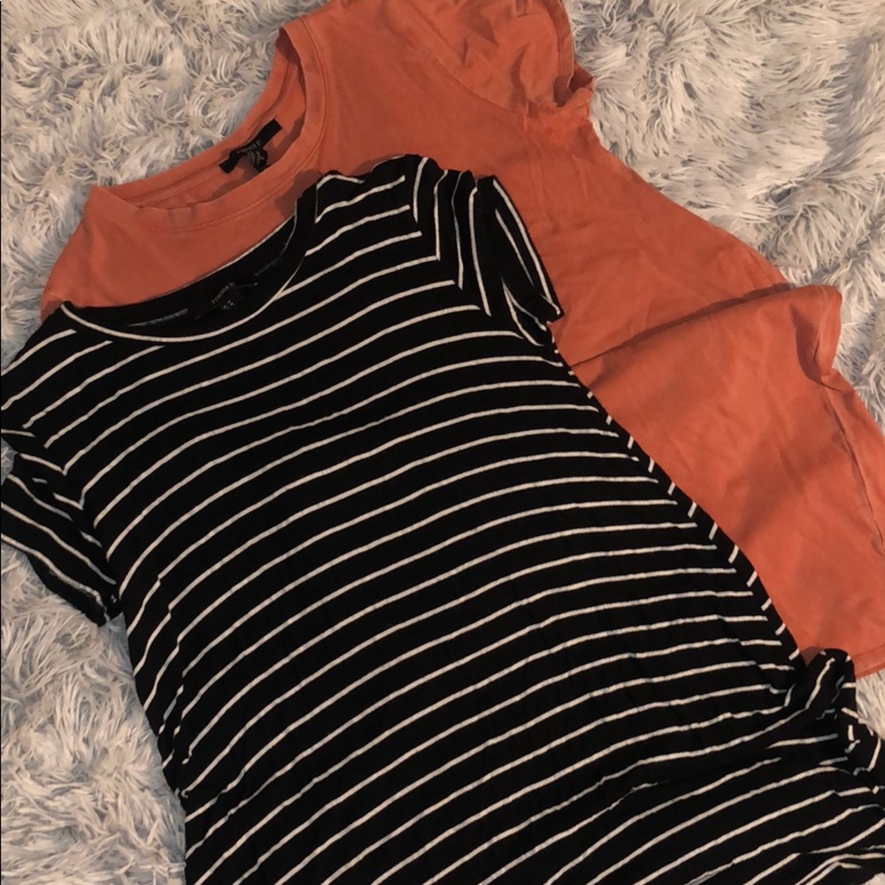 2 forever21 medium tee shirt dress